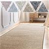 casa pura Passatoia Corridoio al Metro - Tappeto Pelo Corto, Effetto Velour (13.5 mm), Ultra - Morbido in Numerosi Colori Pastello - 100x250 - Beige