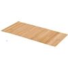 PARAMAISON Tappeto Bamboo Cucina Soggiorno Corridoio, Passatoia Fondo Antiscivolo, Antimacchia, Multiuso, Lavabile | Naturale 50x250cm