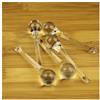ZTBH 5 pezzi trasparenti 80 * 20mm cristallo goccia di pioggia lampadario prismi pendenti lampada parte decorazione della casa
