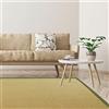 Floordirekt - Tappeto in sisal Amazonas, 9 misure disponibili, colore: naturale, Pistazie/Taupe, 200 x 200 cm