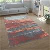 Paco Home Tappeto Salotto Moderno Soggiorno Pelo Corto Moderno Motivo Astratto Vintage, Dimensione:120x160 cm, Colore:Multicolore 2