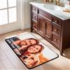 Cinknots Zerbino Personalizzato con Foto, Logo e Scritte, Tappeto personalizzato Lavabile in Lavatrice Antiscivolo, Zerbini Personalizzati Adatto per Casa e Uso Esterno Protetto (60 x 90 cm)