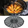 Kuuleyn Vassoio di Ricambio Per Friggitrice Ad Aria, Piatto di Ricambio Per Friggitrice da 21,6 Cm, da 8,5 Pollici, Padella Antiaderente, Piatto di Ricambio Per Frutta E Verdura Per Bistecca, Pizza, Barbecue,