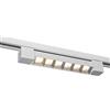 Planetitaly Faretto LED Lineare per Binario Track Monofase Barra 12W 6 LED Orientabile 1440 Lumen Resa 144W per Cucina Open Space Negozio Ufficio, Bianco, 4000K
