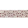 PARAMAISON Tappeto Cucina Antiscivolo Sassi, Passatoia Lavabile Antimacchia Multiuso| 50x360cm Rosso