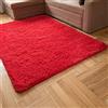 Carpeto Rugs Carpeto Moderni Tappeti Pelosi - Salotto e Camera da Letto Morbido - Soggiorno e Cameretta - Rosso - 140 x 200 cm