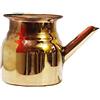 NK GLOBAL Indian Neti Lota Pooja Samagri Copper Kalash Jala Neti Pot Brocca in Rame per la Decorazione del Tempio Hindu Pooja Items 1 Pc