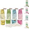 Bioaiks 1000 Bicchierini da Caffe in Carta con Palettine in Legno - Scorta Ufficio, 4 Colori, 75 ml