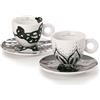 illy 25156 Art Collection, Collezione Genesi 2 Tazze da Cappuccino Numerate e Firmate Monica Bonvicini e Shirin Neshat