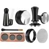 Yqooup Set Per Tamper Da Caffè Espresso, Distributore per Caffè da Cucina, Stazione per Pressacaffè, Adatto A Sala Da Pranzo Bar Camera Cucina Negozio Appartamento Caffetteria Casa