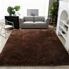 GUOYFEN Tappeto Morbido 80 x 160 cm Antiscivolo Morbido Moderno Tappeto Salotto e Resistente per Grandi Dimensioni Salotto Moderno Cameretta Bimba Tappet, marrone