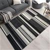 Mazovia Tappeto Salotto Moderno Pelo Corto - Tappeti Soggiorno Turchi Originali - Tappeti Camera da Letto - Tappeti Salotto Grandi Dimensioni - Grigio - 120x170 cm