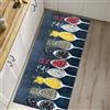 Mazovia Tappeto Cucina - Tappeti Cucina Antiscivolo - Tappeto per Cucina Pelo Corto - Certificato Oeko-Tex - Lavabile a 30°C - Cura facile - 80 x 300 cm - Grigio Colorato