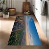 Generico Tappeto Corridoio Antidérapant 60 x 150 cm, Tappeto Passatoia Runner Cucina Tramonto Edifici Cittadini Skyline Lavabile Antimacchia Durevole Paesaggio Naturale per Soggiorno Sala da Pranzo Foyer