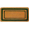Olivo Tappeti OLIVO.shop | COCCO - Zerbino in cocco naturale con fondo antiscivolo, tappeto ingresso 3 colori 6 misure (Verde, 50x100 cm)
