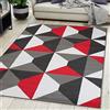 Carpeto Rugs Tappeto Moderno Salotto Grigio 160 x 230 cm a Pelo Corto