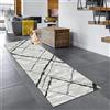 YUANZHI Tappeto Corridoio Antiscivolo 90 x 190 cm Luce di lusso moderno stile Super Assorbente Tappeto Cucina personalizzabile per Bagno Soggiorno Camera da Letto, I