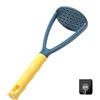 FUYTERY schiacciapatate in plastica manuale cibo verdura strumenti da cucina complementari (Blu)