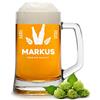polar-effekt Boccale da birra da 500 ml con incisione personalizzata - Bicchiere da birra personalizzato - mezzo litro - Boccale da birra classico - regalo per uomini