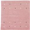 carpetfine Tappeto di lana Gabbeh Uni piazza Rosa 60x60 cm | Tappeto moderno per soggiorno e camera da letto