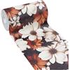 emmevi Tappeto Cucina Gomma Pvc Design Raffinato Elegante Fiori 3D Colori Caldi Morbido Antiscivolo 51x180