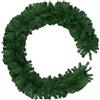 tectake® Ghirlanda Natalizia 270 cm, Ghirlanda Porta Ingresso Casa, Addobbi Natalizi, Decorazioni di Natale, Festone Natalizio Pieghevole, Rami di Pino, Casa, Porta, Camino, Scale, Finestra - Verde