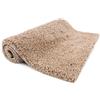KARAT Tappetino da bagno certificato Oeko-TEX Standard 100, morbido, antiscivolo, lavabile, zerbino morbido per il bagno, 60 x 100 cm, beige