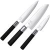Kai Wasabi Black 67-W19 - Set di 3 coltelli