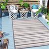 Carpeto Rugs Tappeto Astatto da Esterno Terrazzo Moderno a Pelo Corto - Tappeto per Esterno Grande - Tappeti da Esterno - Beige 1-140 x 200 cm