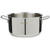 Tognana Vanitosa, Casseruola da 18 cm con 2 Manici, Acciaio Inossidabile, Argento