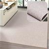 the carpet - Tappeto Natal Moderno Tinta Unita per Soggiorno, Cucina, con Punzonatura, Robusto, Pelo Corto con Retro in Feltro, Morbido e Facile da Curare, Beige, 160 x 230 cm