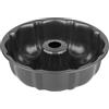 Novery Teglia per torta antiaderente da 24,9 cm, in acciaio al carbonio resistente, con scanalature, teglia rotonda per torte, teglia per torta Buntz, teglia per torte, stampo per torte, stampo per