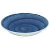 Generico Memento Table Set 6 piatti Fondi 23 cm in ceramica Made in Italy, dipinti a mano (Blu, Fondi)