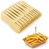 Virsus Forchettine a 2 punte in legno, lunghezza 9 cm, forchette da cocktail in legno monouso biodegradabili compostabili per alimenti, Finger Food, Aperitivo, Stuzzichini, Feste Varie Quantità (1000)