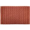 Saniplast Olimpia tappeto multiuso con decoro geometrico in rilievo, misura 55x90 cm - colore terracotta