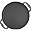 BBQ-Toro Padella | Ø 35 cm - tonda | Padella per grigliare in ghisa, piastra, plancha