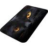 Mexpekil Zerbino con occhi di gatto nero, per interni ed esterni, 100 x 50 cm, antiscivolo, per cucina, pavimento e bagno