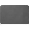 Generic Tappetino da bagno in diatomite PU, 60 x 40 cm, antiscivolo, ad asciugatura rapida, assorbente con base in gomma, per casa, bagno, cucina (grigio)