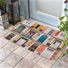 Generic Zerbino Da Esterno Puerto Rico Boho Style Gates, Classico Tappetini Moderno Tappeto Asciugapassi 40X60Cm Per Cortile Camera Giardino