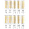 Generic Lampadina LED Bi-Pin G9 12w Equivalente 100w Risparmio Energetico Illuminazione 1000 Lm Nessun Sfarfallio per Camera Soggiorno Illuminazione Domestica(G9 12W Neutral light 4000K,10cps)