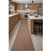 Galeone - Biancheria e Tessuti | Tappeto Happy da Cucina Antiscivolo Lavabile con Stampa Digitale Tappetino da Bagno Passatoia in Poliestere 50x100 cm
