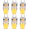 Pyhodi 6pcs GY6.35 Lampadine LED, 5W AC DC 12V 500LM Bi Pin Base Lampadine Luce Bianca Calda da 2700K a 3000K, Lampada Alogena COB Silicone Soffitto Lampadina di Ricambio Lampadine Paesaggio per Soggiorno