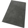 emmevi Tappeto Bagno Scendiletto Morbido Antiscivolo Camera Letto Pelo Lungo mod.FLUFFY 50X80 GRIGIO SCURO