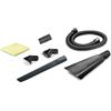 BlesConi, set di accessori per la pulizia dell'abitacolo dell'auto per aspirapolvere Karcher 2.863-304.0 con tubo di prolunga, bocchetta per fessure, spazzole (set di 7 pezzi)