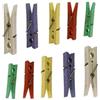niru ERREBI Molleta Legno +Plastica Dupla,10 Pezzi (colori assortiti)