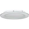 EGLO connect.z Smart Home plafoniera LED Padrogiano-Z, ZigBee, app | e controllo vocale Alexa, bianco caldo - bianco freddo, cornice RGB, plafoniera dimmerabile in metallo bianco, Ø 45 cm