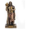 Veronese Design Zeus WU77437AP - Statuetta in miniatura, il dio del cielo, colore: nero