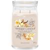 Yankee Candle Signature candela profumata | Crème Brûlée alla vaniglia in giara grande | Candele di miscela di cera di soia lunga durata | regalo perfetto per le donne