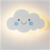 TWXG Applique da Parete per Interni, Soggiorno Moderno Decorazioni per la Camera da Letto per Bambini Lampade da Parete con Nuvole Lampade da Parete a LED per Bambini in Acrilico e Ferro Minimalista