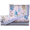 Smart Deco Home Completo lenzuoline lenzuolini set lenzuola stampa fantasia 100% cotone made in italy per lettino lettino con sbarre bimbo bimba bimbi neonato bebe LETTINO ORSETTI AZZURRO